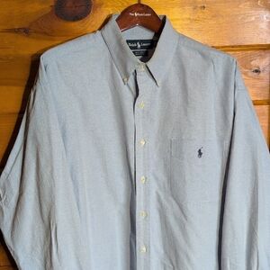 Polo Ralph Lauren "Big Shirt" Fit Men’s Oxford Woven Dress Shirt Size XXL